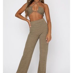 White fox khaki green xs set